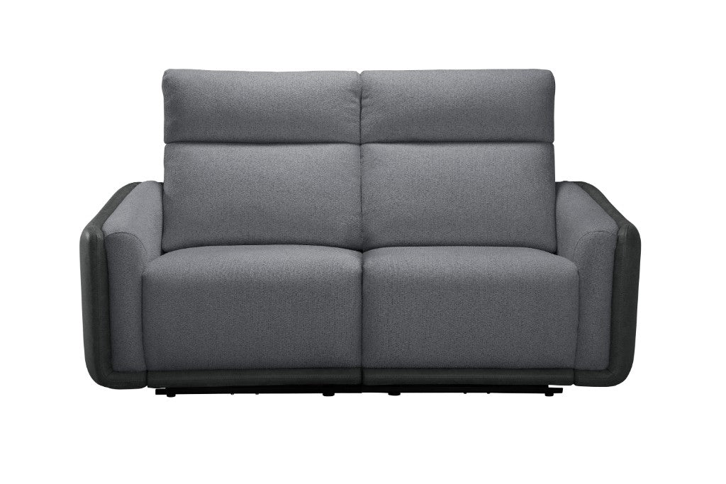 Sable 2 Seater Electric Recliner Sofa - Grey