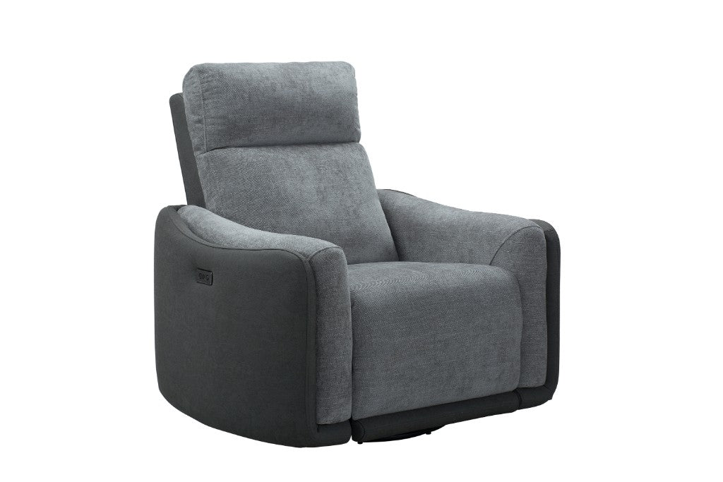 Sable Electric Recliner Chair - Grey