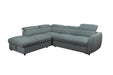Montclair Sofa Bed with Left Gas Lift Storage Chaise