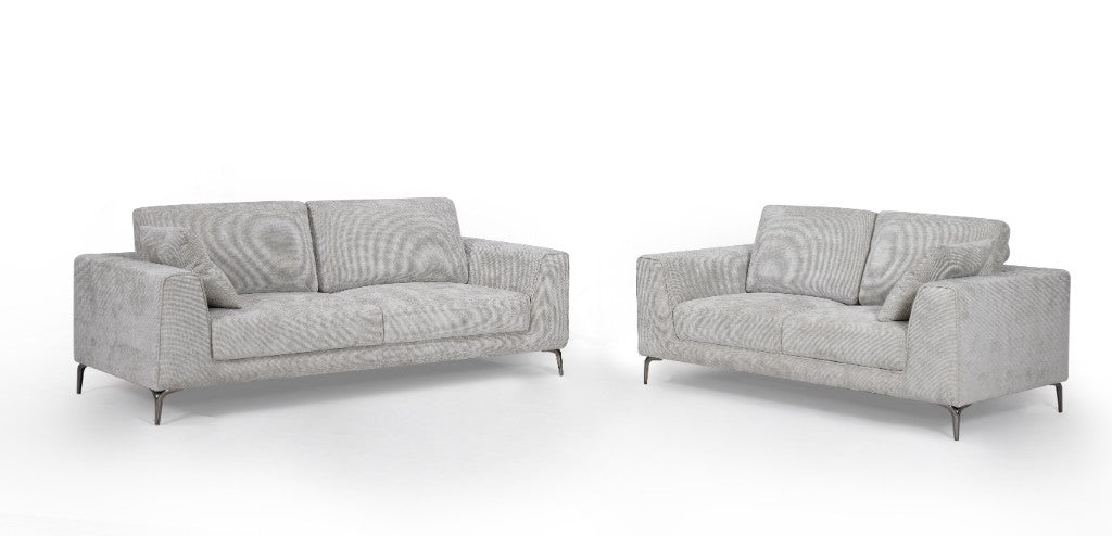 Nevada 3 + 2 Seater Sofa Set - Quartz