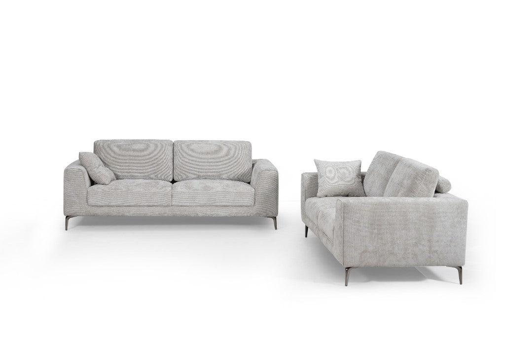 Nevada 3 + 2 Seater Sofa Set - Quartz