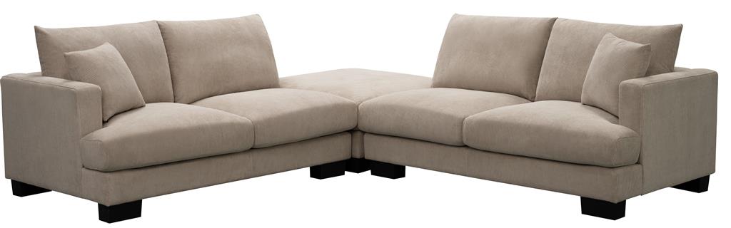 Nordic 3Pcs Modular Lounge with Ottoman