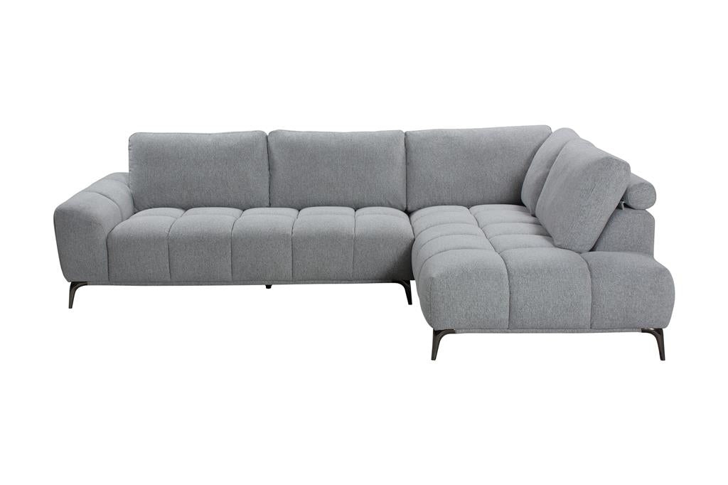 Margot Fabric Corner Sofa with Right Chaise