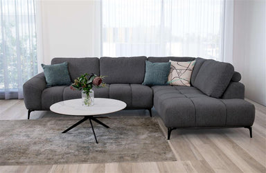 Margot Fabric Corner Sofa with Right Chaise