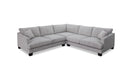 Polaris 3 Piece Corner Modular Lounge - Light Grey