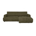 Lucca Channel Tufted Sofa Bed with Storage Chaise