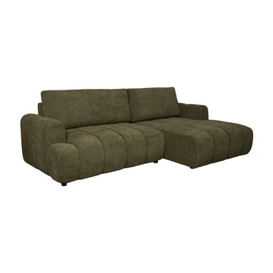 Lucca Channel Tufted Sofa Bed with Storage Chaise
