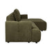 Lucca Channel Tufted Sofa Bed with Storage Chaise