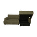 Lucca Channel Tufted Sofa Bed with Storage Chaise