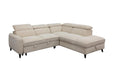 Thea Sofa Bed with Right Gas Lift Storage Chaise