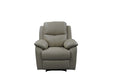 Sussex Leather Manual Recliner Chair - Wheat