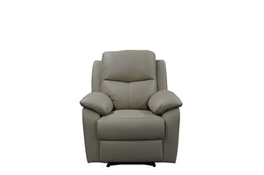 Sussex Leather Manual Recliner Chair - Wheat