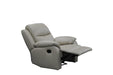 Sussex Leather Manual Recliner Chair - Wheat