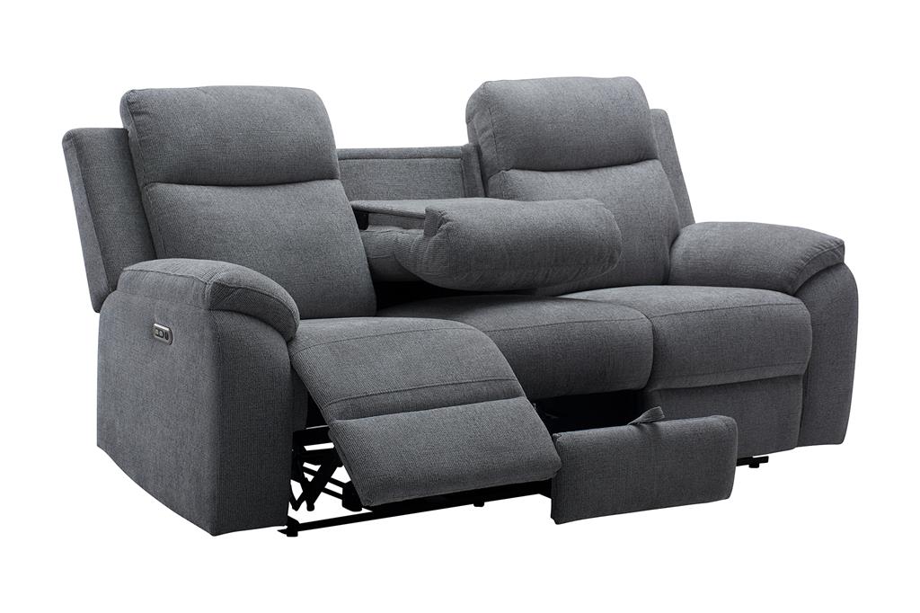 Thornton 3 Seater Electric Recliner with Drop-Down Tray