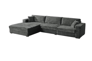 Fraser Corduroy 2 Seater with Left Chaise