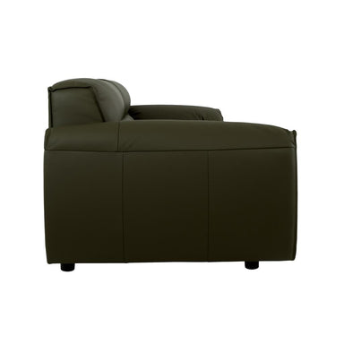 Zion Leather 3 Seater Sofa