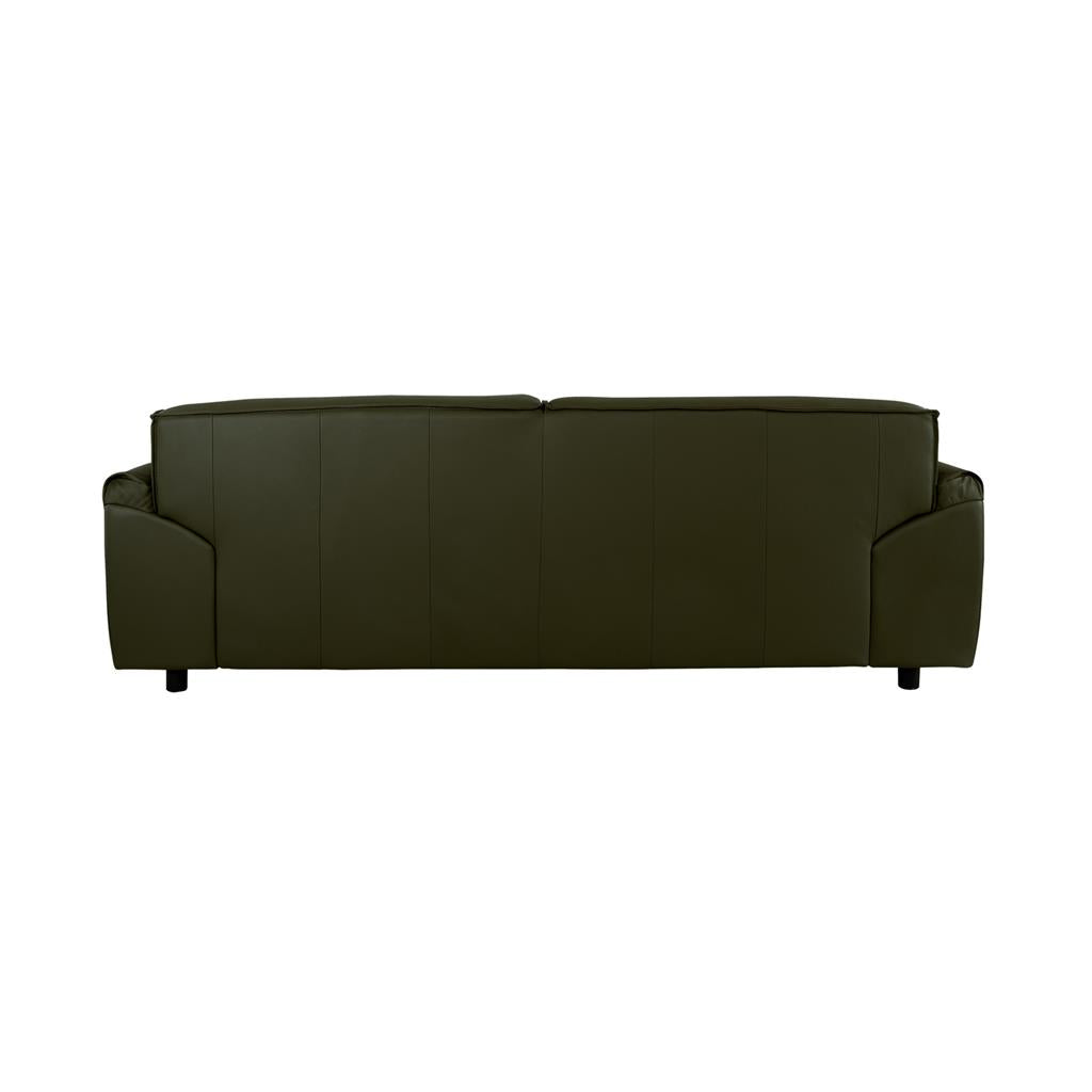 Zion Leather 3 Seater Sofa