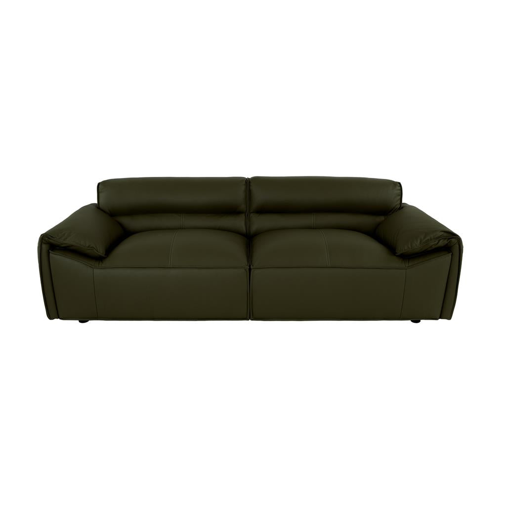 Zion Leather 2 Seater Sofa