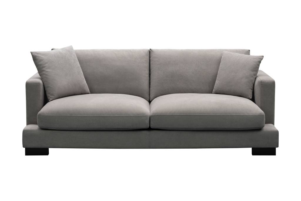 Summit Feather Blend 3 Seater Lounge - Light Grey