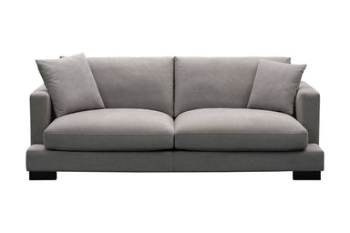 Summit Feather Blend 3 Seater Lounge - Light Grey