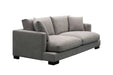 Summit Feather Blend 3 Seater Lounge - Light Grey