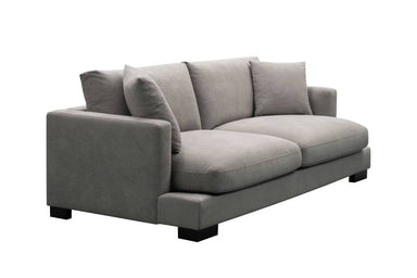 Summit Feather Blend 3 Seater Lounge - Light Grey