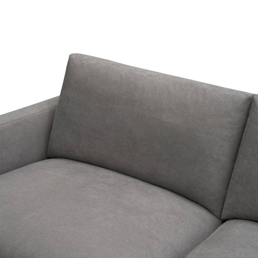 Summit Feather Blend 3 Seater Lounge - Light Grey