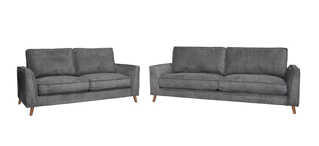 Alder Mid-Century 3 + 2 Seater Fabric Sofa Set