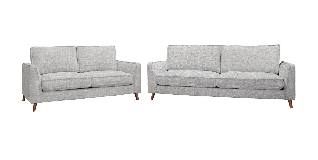 Alder Mid-Century 3 + 2 Seater Fabric Sofa Set