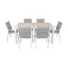 Torrens Outdoor 7 Piece Dining Set 160cm - White