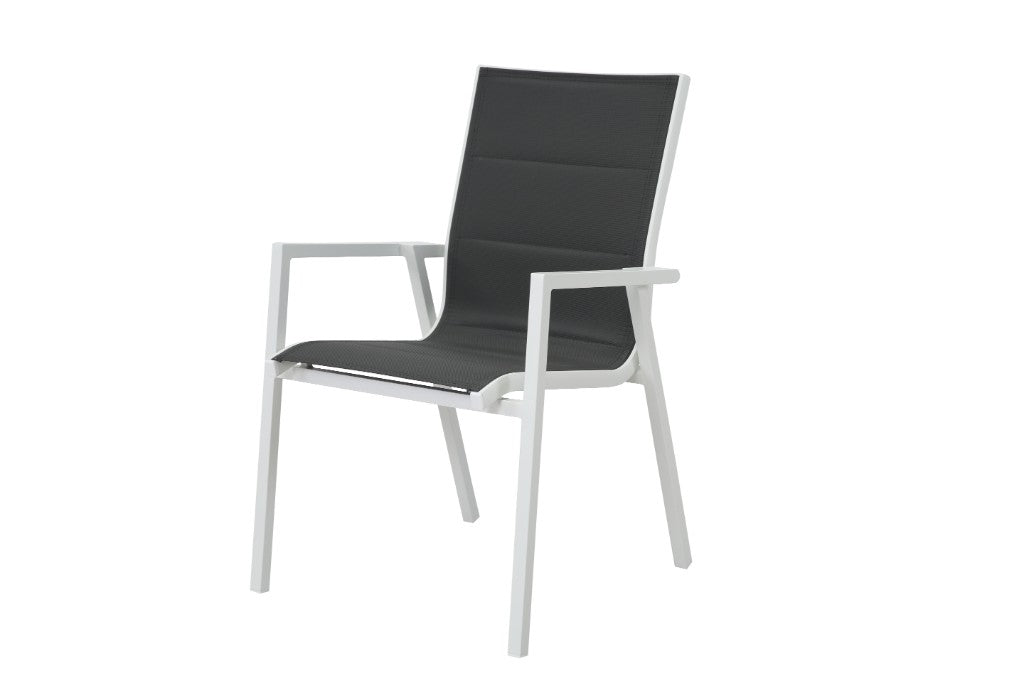 Delphi Outdoor Aluminium Dining Chair - White