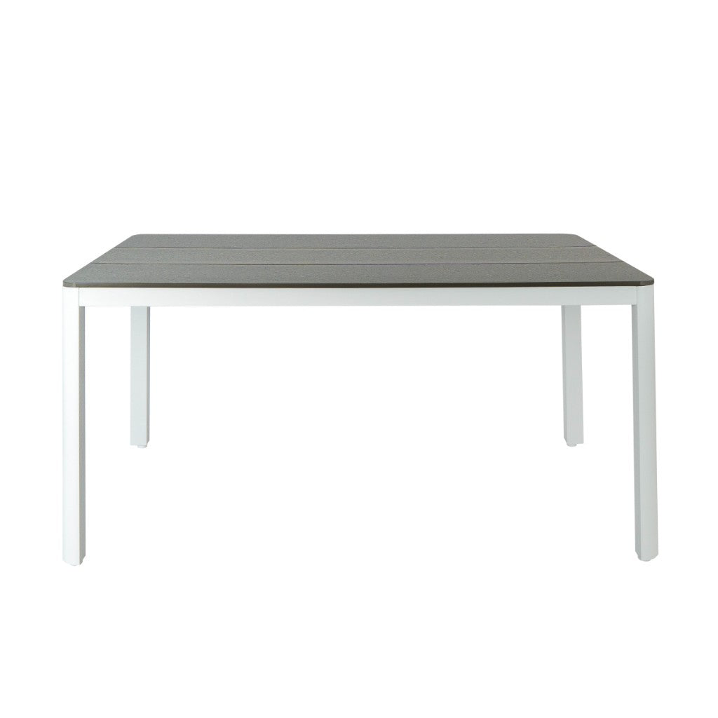 Seabreeze Outdoor Dining Table 160cm - White