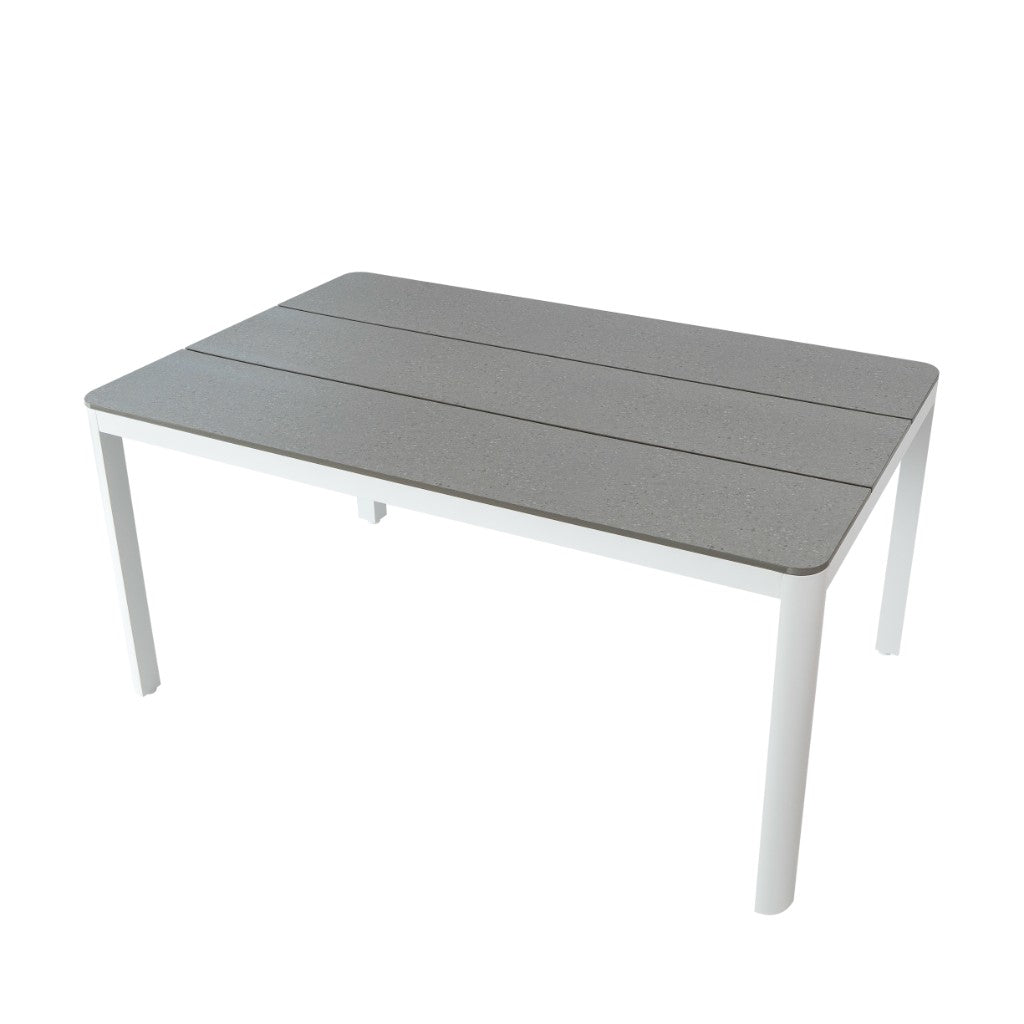 Seabreeze Outdoor Dining Table 160cm - White