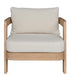 Calabria Outdoor Armchair - Cream/Light Smoke