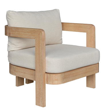 Calabria Outdoor Armchair - Cream/Light Smoke
