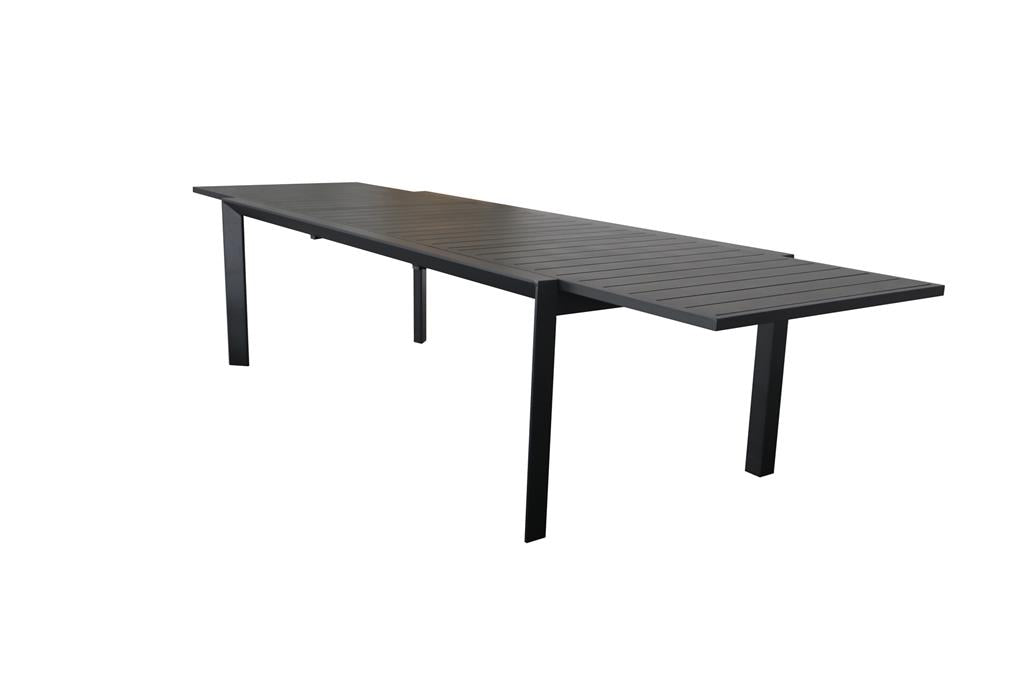 Icaria Outdoor Aluminium Extension Table - Charcoal
