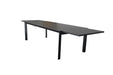 Icaria Outdoor Aluminium Extension Table - Charcoal