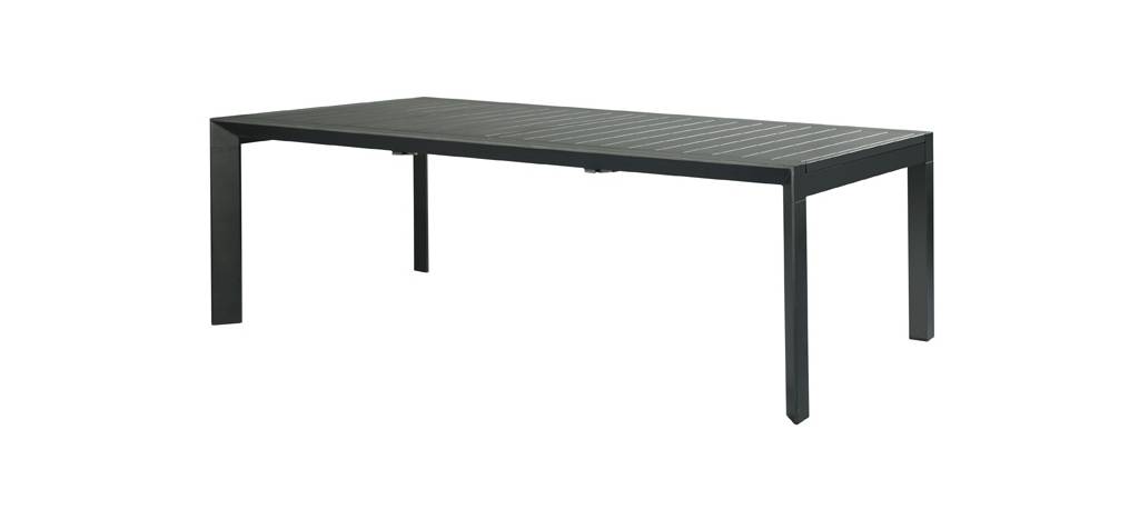 Icaria Outdoor Aluminium Extension Table - Charcoal