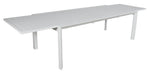 Icaria Outdoor Aluminium Extension Table - White