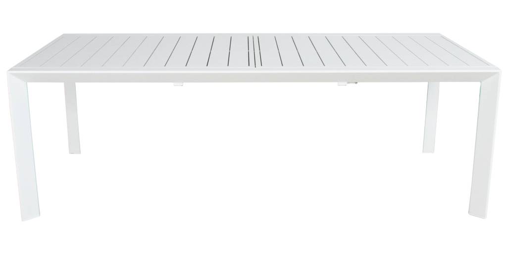 Icaria Outdoor Aluminium Extension Table - White