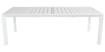 Icaria Outdoor Aluminium Extension Table - White