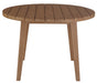 Marlo Outdoor Eucalyptus Round Table 110cm