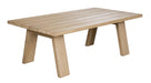 Kuhl Eucalyptus Timber Outdoor Coffee Table - White Wash