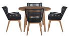 Marlo Outdoor 5 Piece Round Dining Set