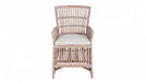 Rye Rattan Arm Chair - White Wash