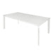 Naxos Outdoor Extension Dining Table - White