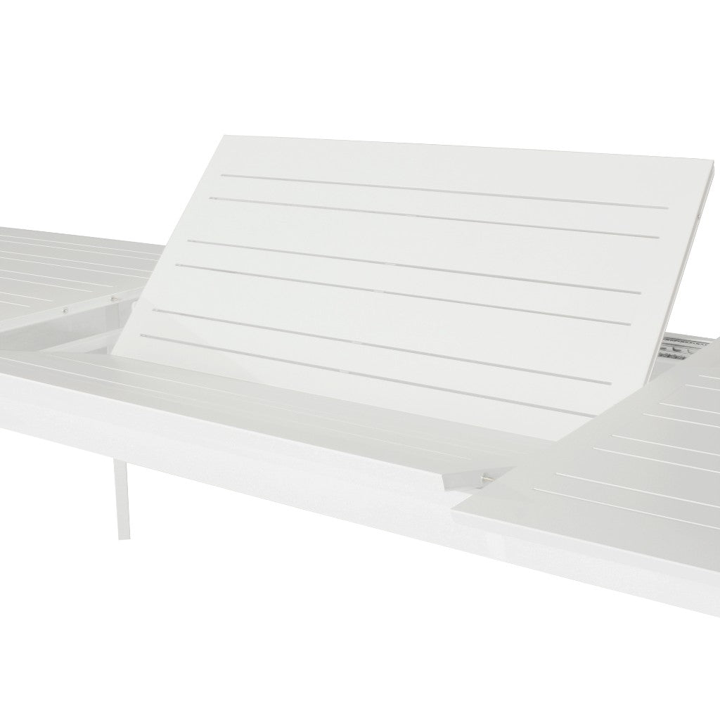 Naxos Outdoor Extension Dining Table - White