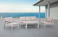 Bulrush Outdoor 4 Piece Lounge Set - Cream