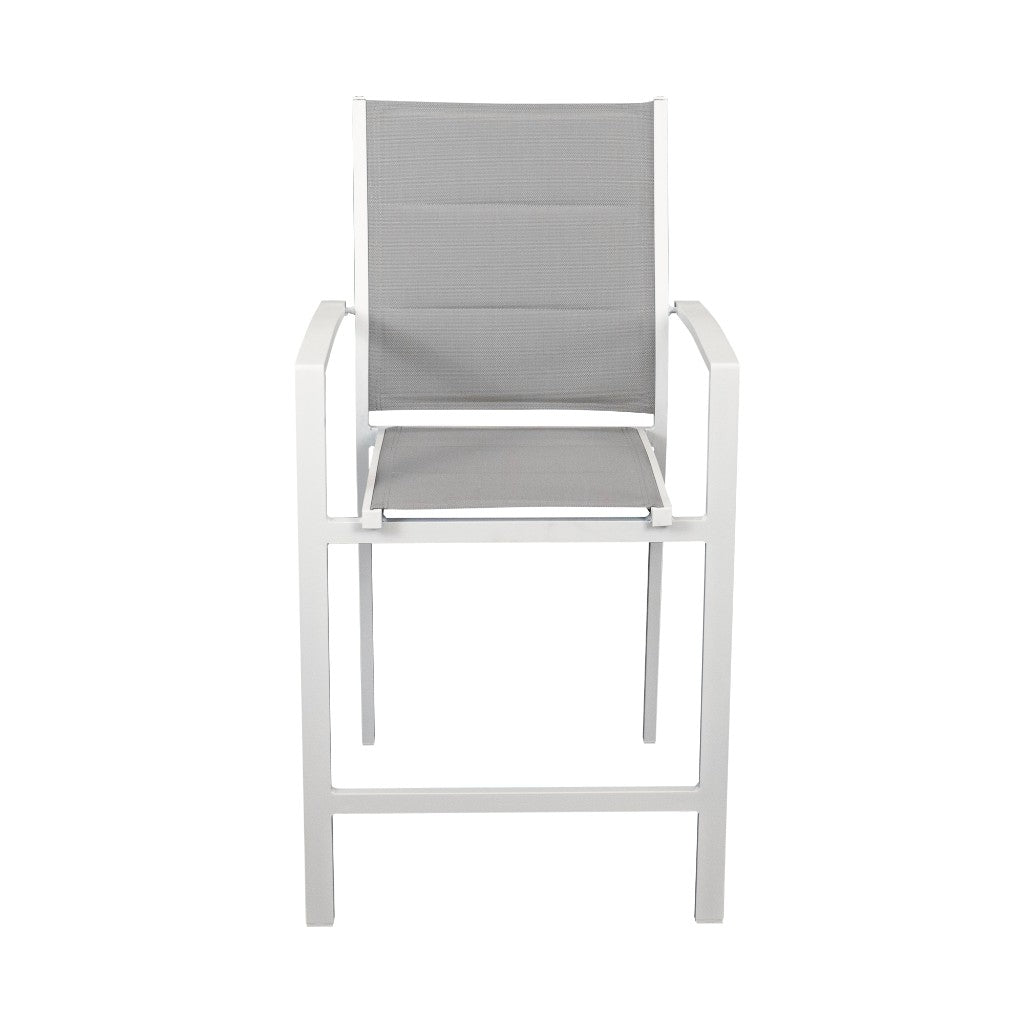 Torrens Outdoor Bar Chair - White/Grey