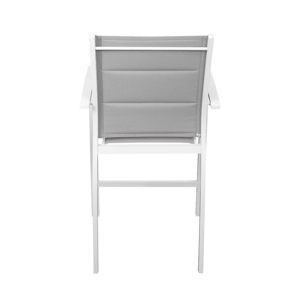 Torrens Outdoor Bar Chair - White/Grey